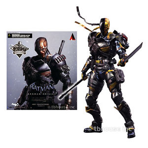 Figura Batman Arkham Origins Deathstroke Play Arts Kai Figura Batman Arkham Origins Deathstroke Play Arts Kai