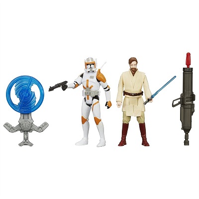 Figuras Star Wars Obi Wan Kenobi y Clone Commander Cody -Hasbro- Figuras Star Wars Obi Wan Kenobi y Clone Commander Cody -Hasbro-