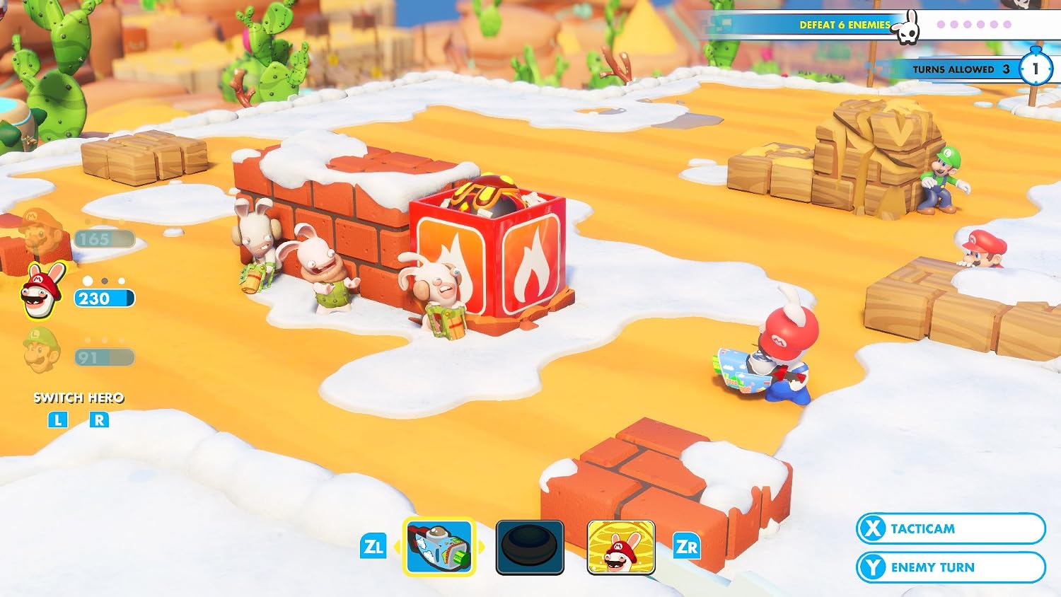 Mario + Rabbids Kingdom Battle - Screenshot 5 Mario + Rabbids Kingdom Battle - Screenshot 5
