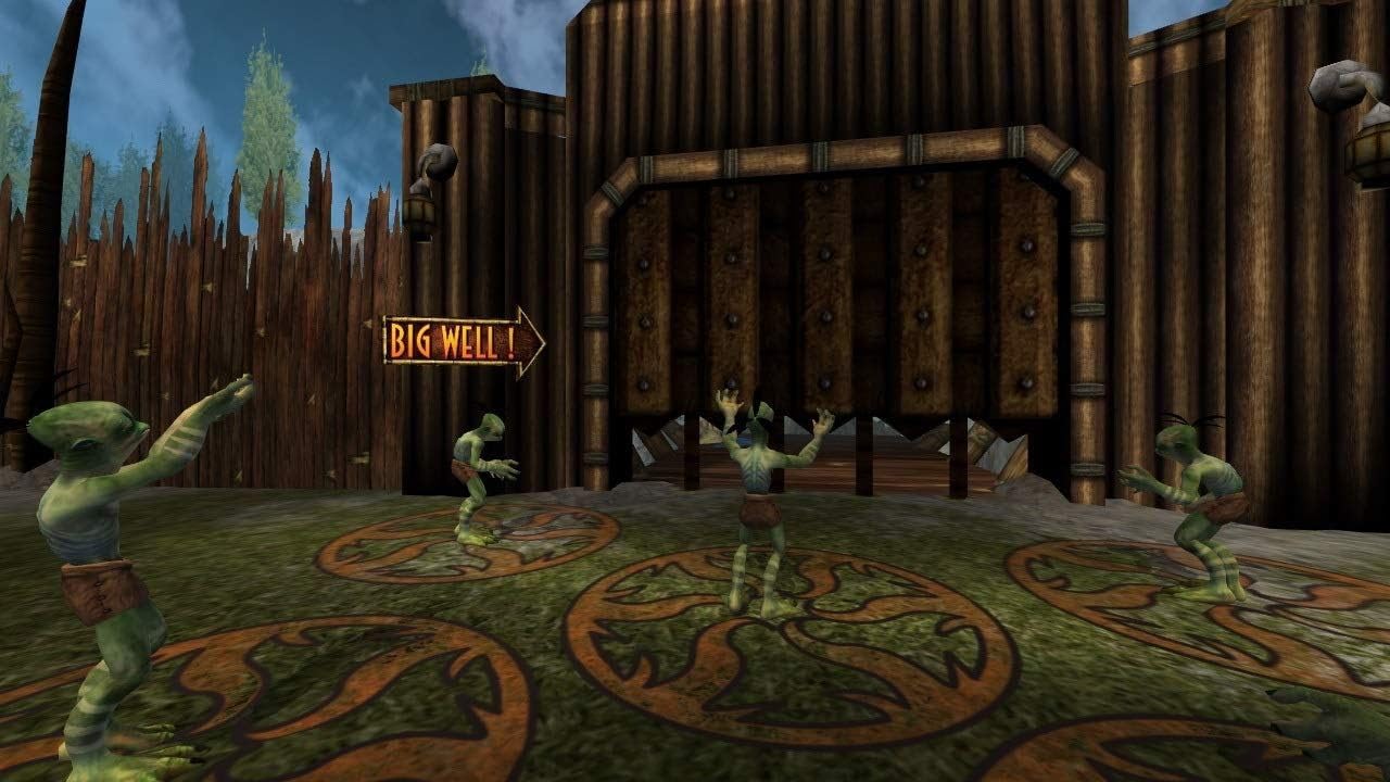 Oddworld: Munchs Oddysee (Europeo) - Screenshot 1 Oddworld: Munchs Oddysee (Europeo) - Screenshot 1
