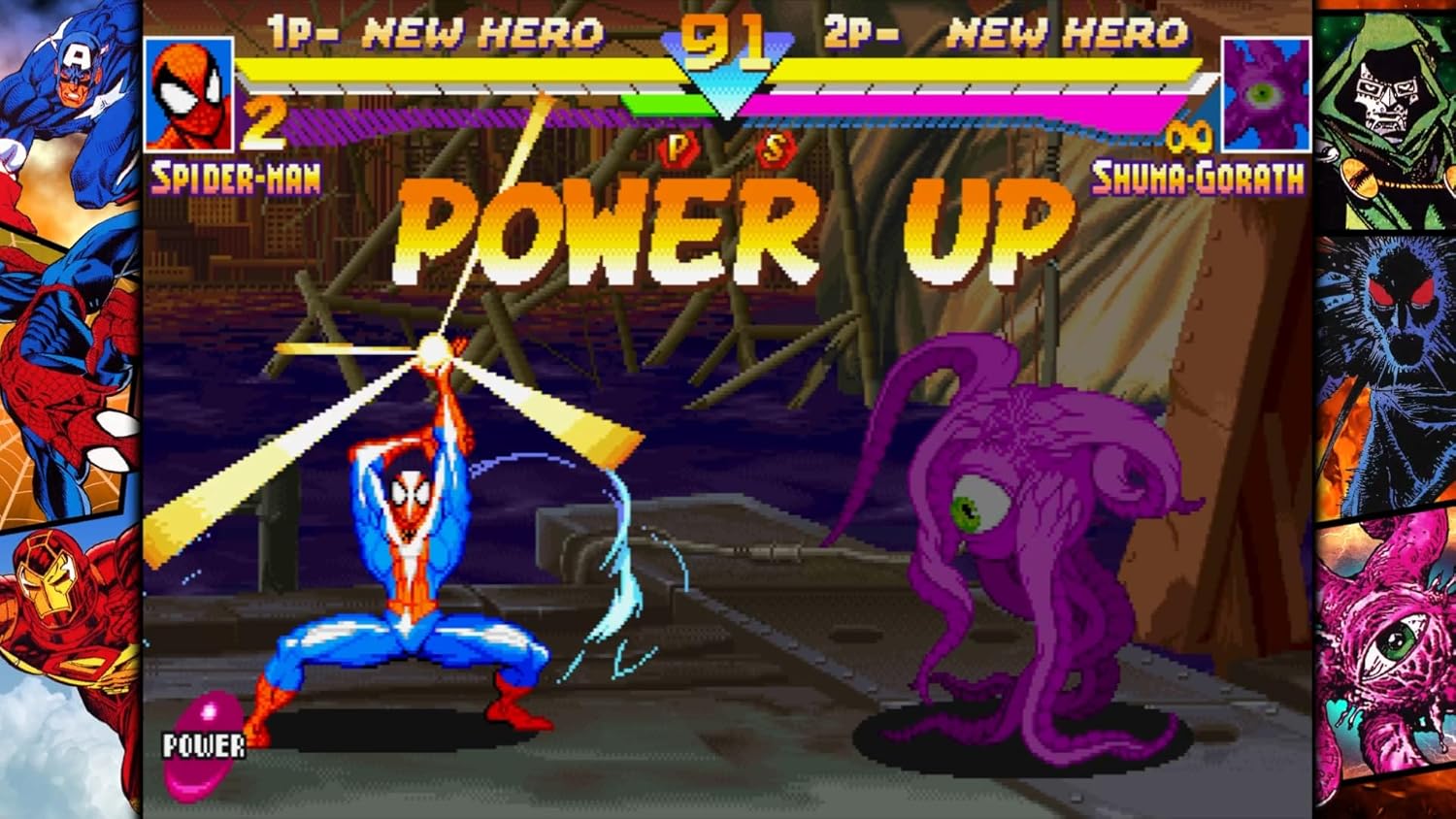 Marvel Vs. Capcom Fighting Collection: Arcade Classics - Screenshot 2 Marvel Vs. Capcom Fighting Collection: Arcade Classics - Screenshot 2