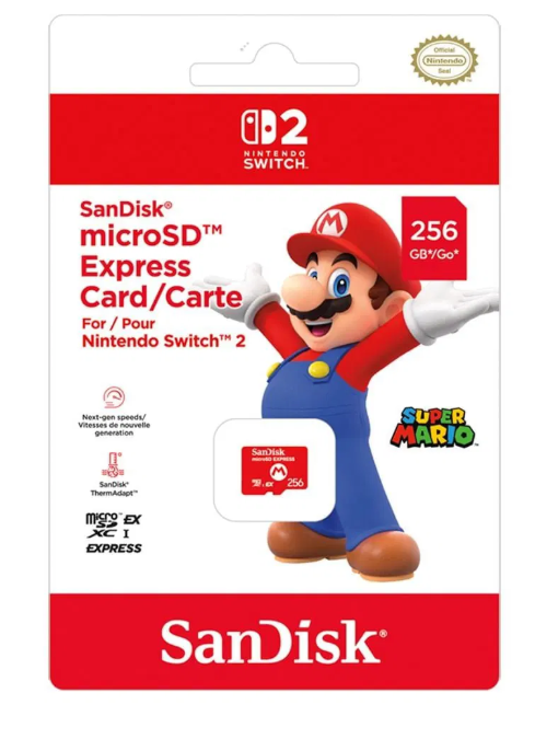 Micro Sd Express Switch 2 Sandisk 256gb Micro Sd Express Switch 2 Sandisk 256gb