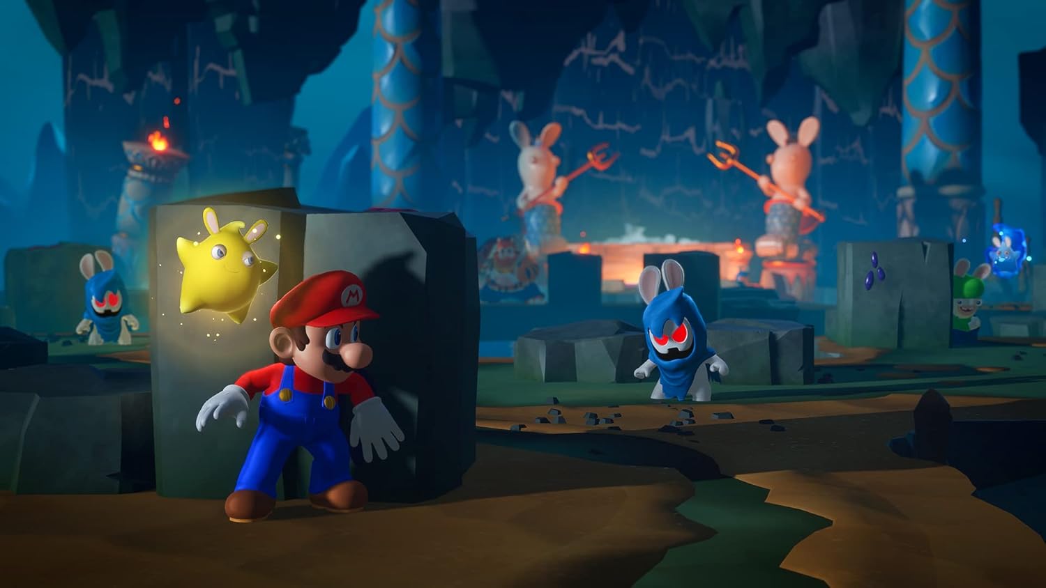 Mario + Rabbids Sparks Of Hope Cosmic Edition (Europeo) - Screenshot 3 Mario + Rabbids Sparks Of Hope Cosmic Edition (Europeo) - Screenshot 3