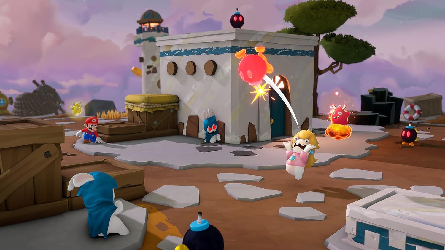 Mario + Rabbids Sparks Of Hope Cosmic Edition (Europeo) - Screenshot 2 Mario + Rabbids Sparks Of Hope Cosmic Edition (Europeo) - Screenshot 2