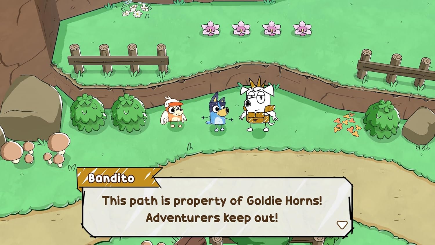 Blueys Quest For The Gold Pen - Screenshot 1 Blueys Quest For The Gold Pen - Screenshot 1