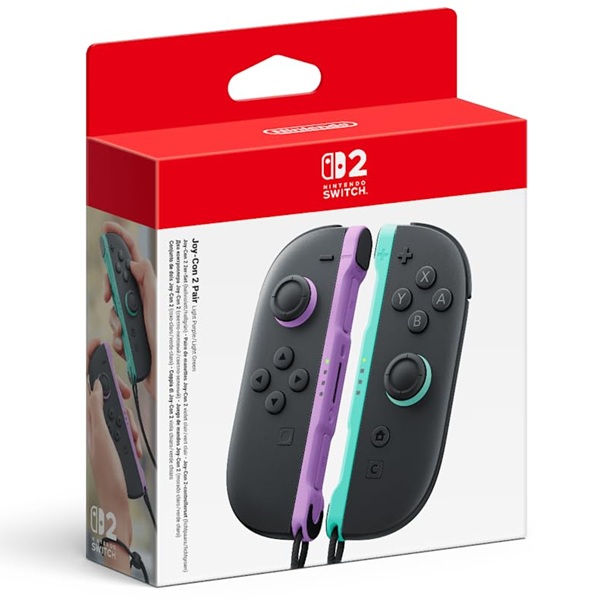 Controles Joy-Con Light Purple Light Green Nintendo Switch 2 Controles Joy-Con Light Purple Light Green Nintendo Switch 2