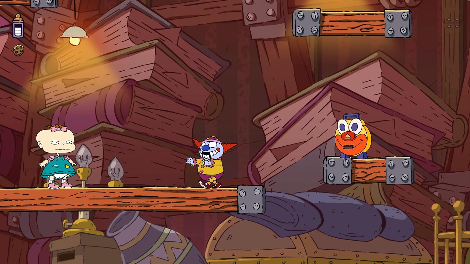 Rugrats: Adventures In Gameland (Europeo) - Screenshot 2 Rugrats: Adventures In Gameland (Europeo) - Screenshot 2