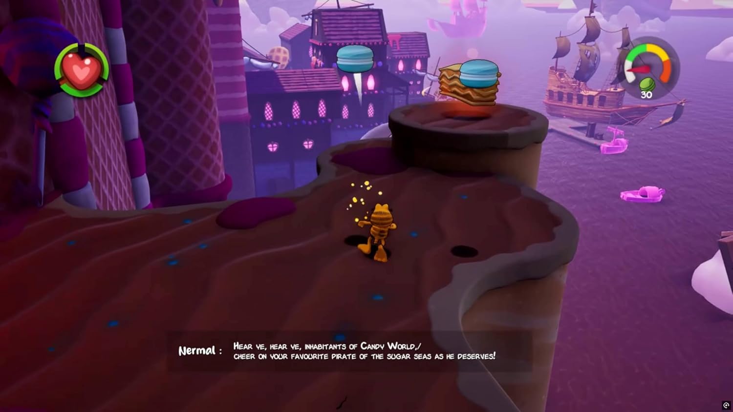 Garfield: Escape From Monday - Screenshot 1 Garfield: Escape From Monday - Screenshot 1