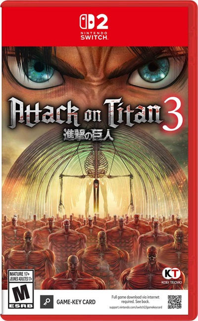 Attack On Titan 3 -Steelbook Launch Edition- Attack On Titan 3 -Steelbook Launch Edition-