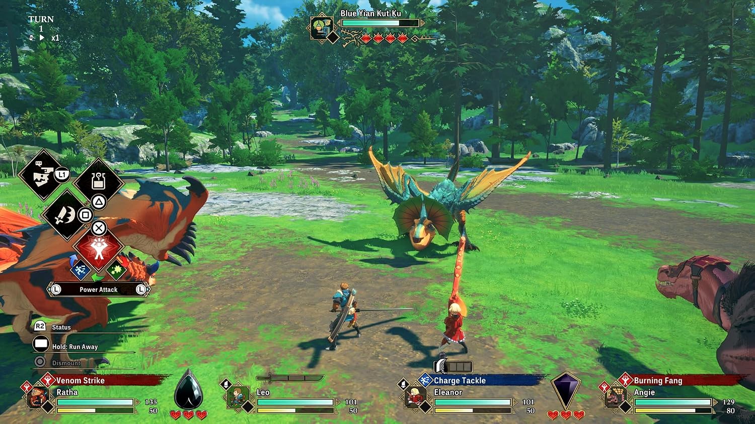 Monster Hunter Stories 3: Twisted Reflection (Europeo) - Screenshot 2 Monster Hunter Stories 3: Twisted Reflection (Europeo) - Screenshot 2