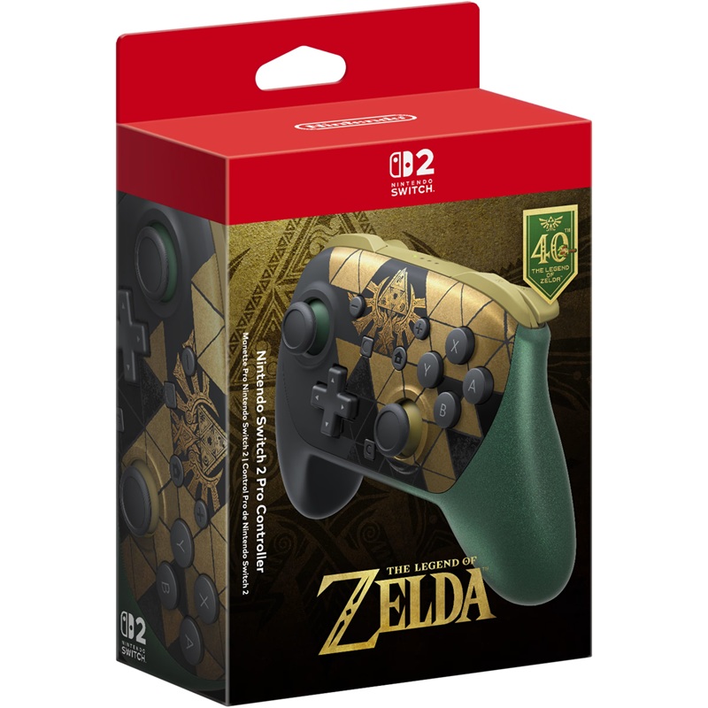 Pro Controller Switch 2 Edicion Zelda 40th Aniversario Pro Controller Switch 2 Edicion Zelda 40th Aniversario
