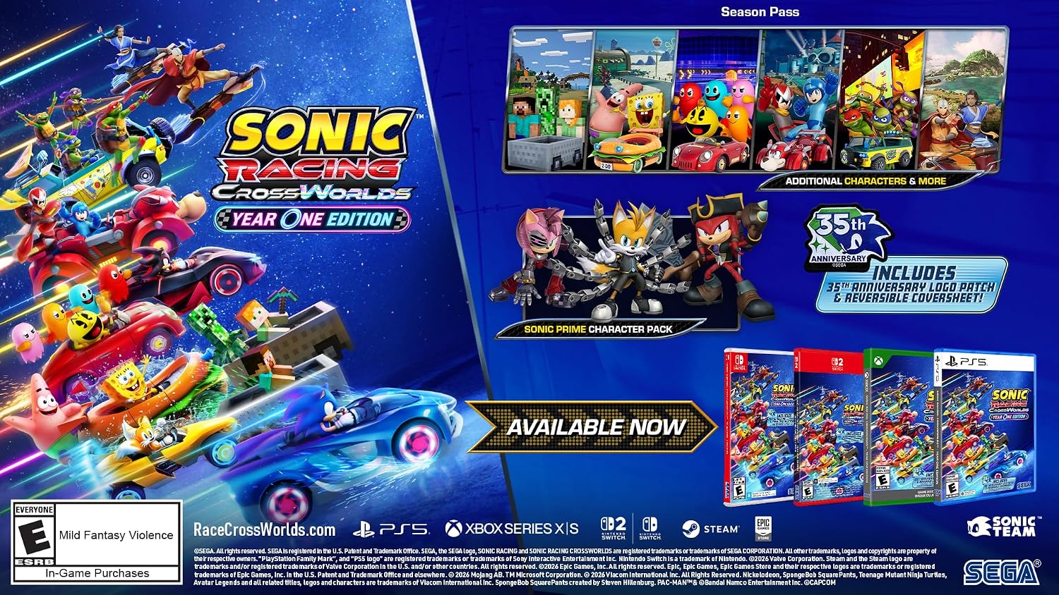 Sonic Racing: Crossworlds Year One Edition (Preventa) - Screenshot 1 Sonic Racing: Crossworlds Year One Edition (Preventa) - Screenshot 1