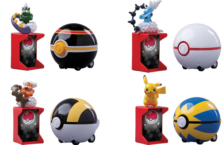 Pokemon Figura Pikachu + Quick Ball Catch And Return 