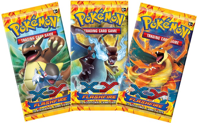 Pokemon XY Flashfire Booster Pack 3 Sobres (TCG) 