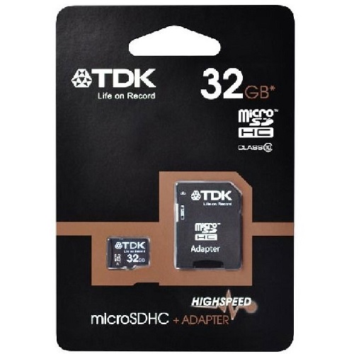 Tarjeta Micro Sd 32gb Class 10 Con Adaptador Sd (Tdk) 