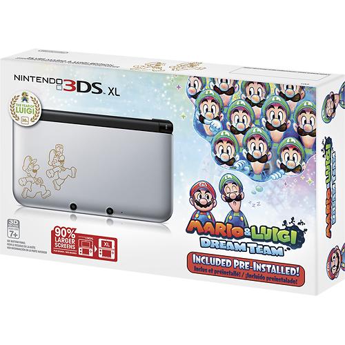 Consola Nintendo 3Ds XL Gris Con Mario&luigi 
