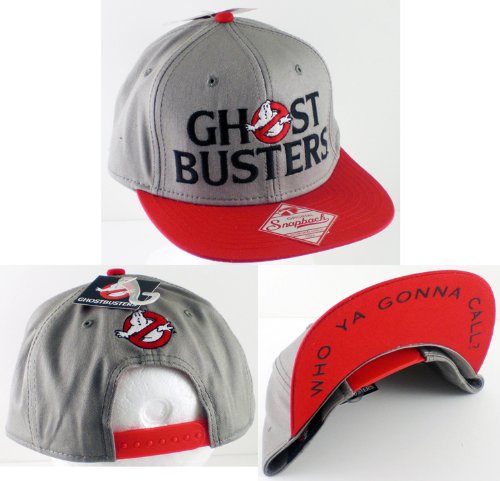 Ghostbusters Gorro Jockey Logo (Gris Vicera Roja) 