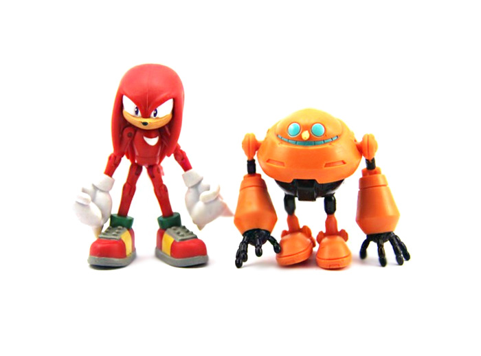Figura Sonic 20th Anniversary Knuckles & Egg Pawn (2003) 