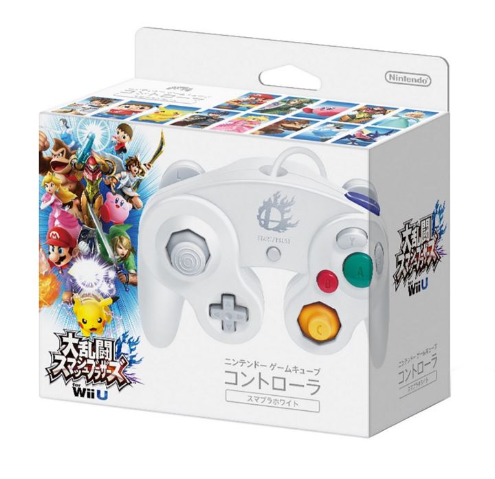 Control Gamecube Blanco Para Wiiu 