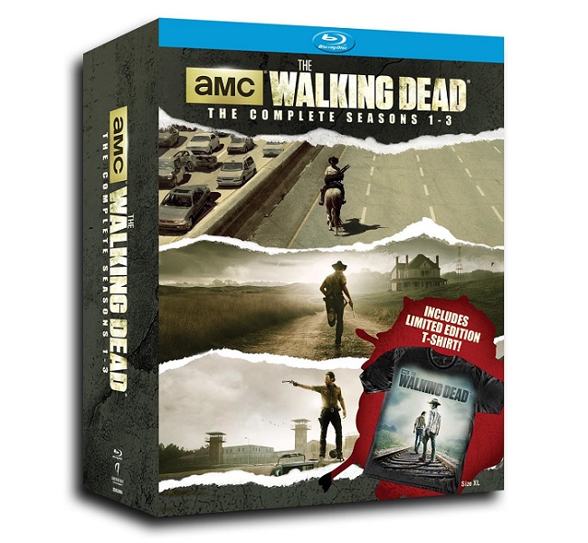 The Walking Dead 1-2-3 Temporadas Completas (USA) + Polera 
