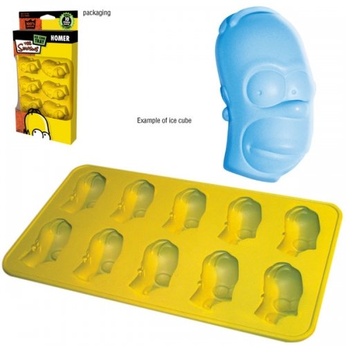 Molde Silicona Cubos Hielo The Simpsons Cabeza Homero (Oferta Halloween) 