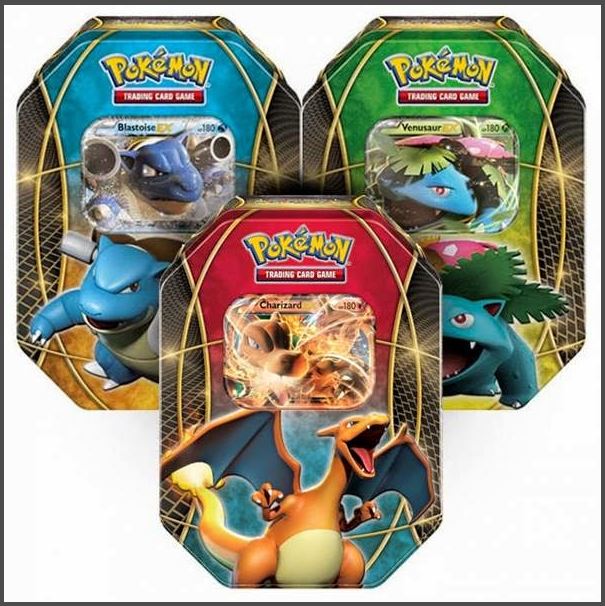 Pokemon Ex Power Trio Tin (Blastoise Ex) 