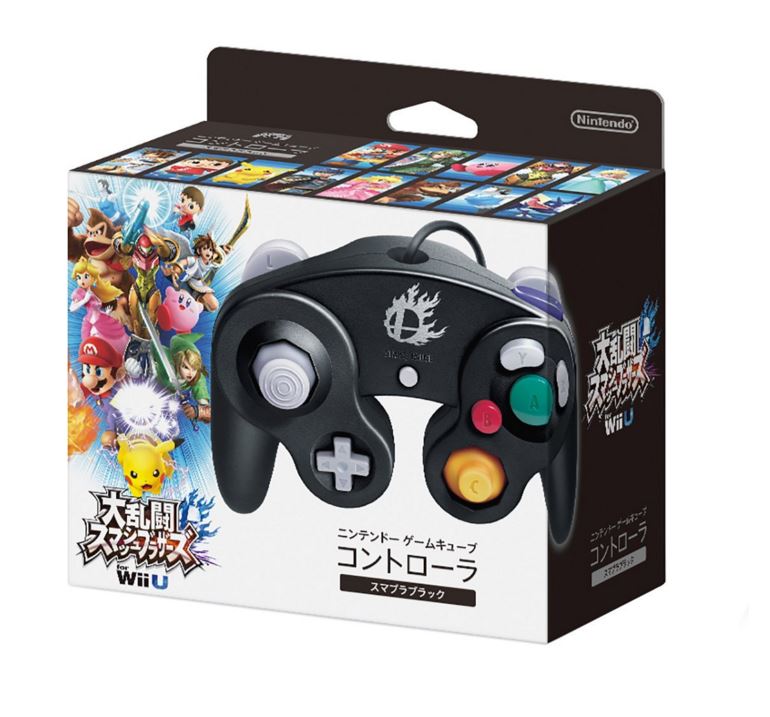Control Gamecube Negro Para Wiiu 