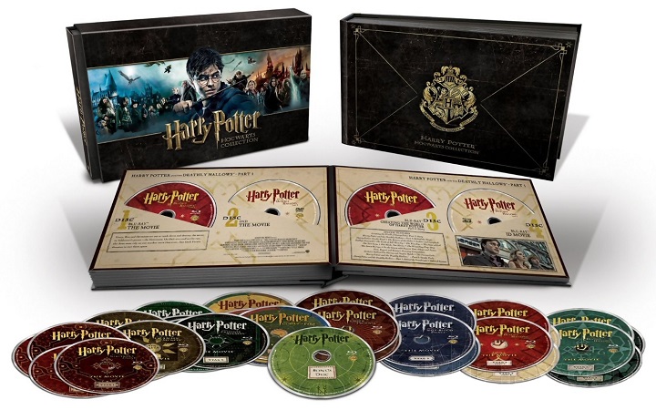 Harry Potter Hogwarts Collection (31 Discos - Bluray + Dvd) 