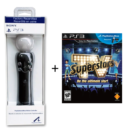 Control Ps Move + TV Superstars 