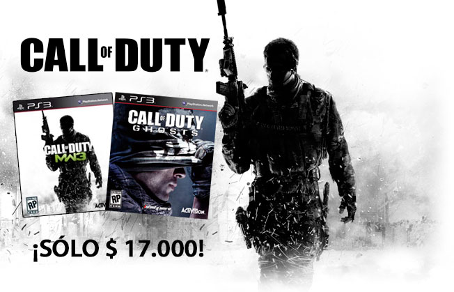 Oferta de la Semana: Call Of Duty Ghosts + Cod: Modern Warfare 3 