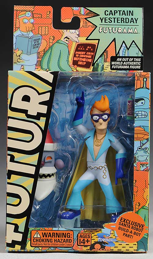 Figura Futurama Fry Captain Yesterday (Series 4) Toynami 