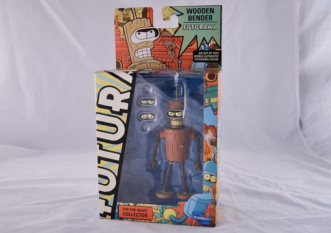 Figura Futurama Bender Wooden (Series 9) Toynami 