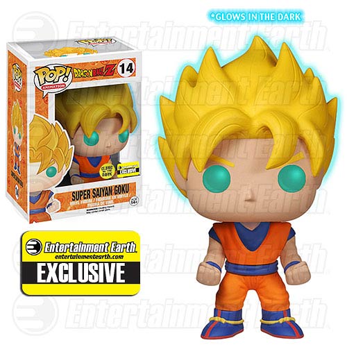 Figura Dragon Ball Z Super Saiyan Goku Funko Pop! (Edicion Limitada Brilla En Oscuridad) 
