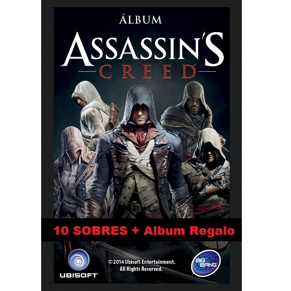 Sobres Album Assassins Creed (10 Sobres) 