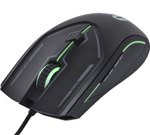 Gaming Mouse 6 Botones Con Ajuste Sensibilidad (Monoprice Mod.11155) 