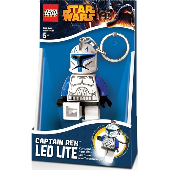 Llavero Con Luz Led Lego Star Wars Clone Trooper Captain Rex 