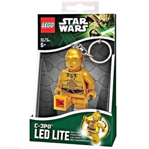 Llavero Con Luz Led Lego Star Wars C-3po 