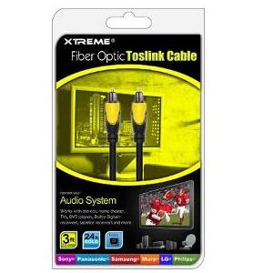 Cable Audio Optico Toslink Xtreme 0.9 mts.