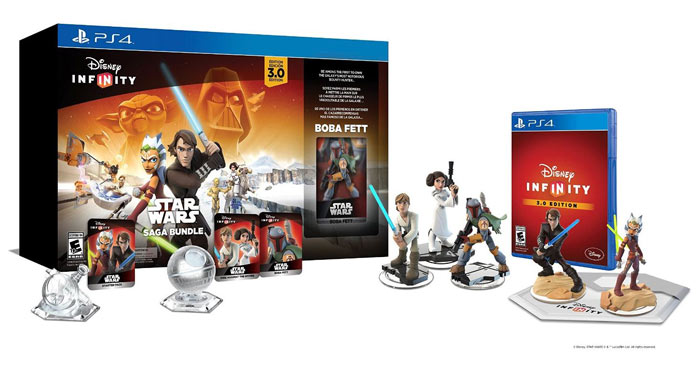 Disney Infinity: Star Wars Saga Starter Pack Bundle (5 Figuras ) 