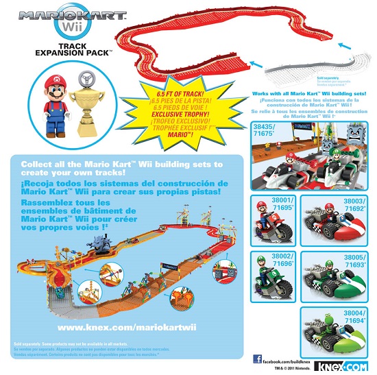 Knex Mario Kart Track Pack Expansion 