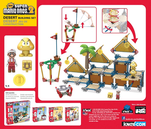 Knex Super Mario Bros 2 Desert Building Set 