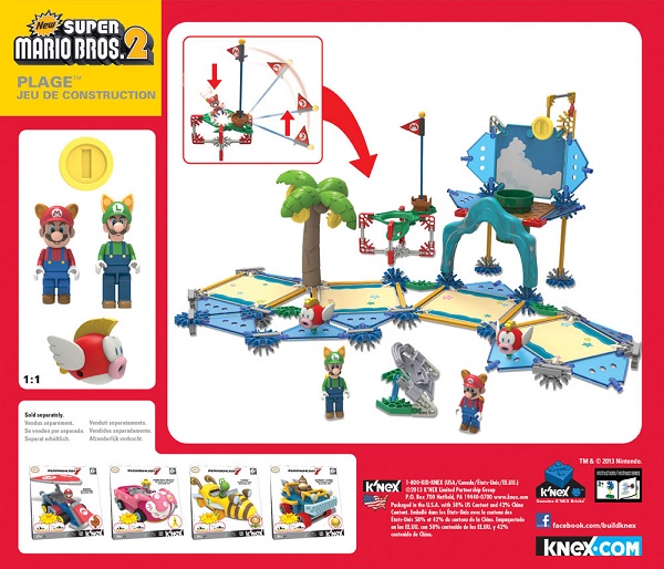 Knex Super Mario Bros 2 Beach Building Set 