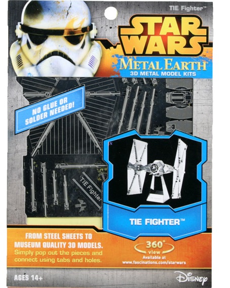 Figura Star Wars Tie Fighter Armable Metalica 