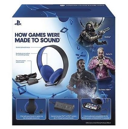 Audifono Headset Original Sony 7.1 Virtual Con Cable (Ps3-Ps4-Psvita) 