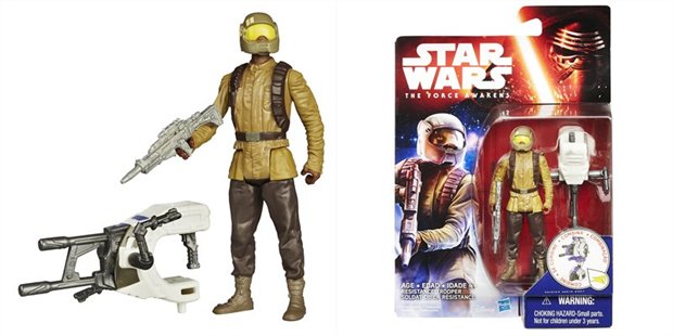 Figura Star Wars Episode VII Resistance Trooper -Hasbro- 