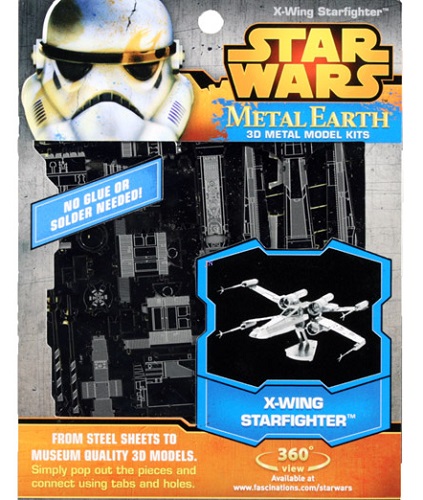 Figura Star Wars X-Wing Starfighter Armable Metalica 