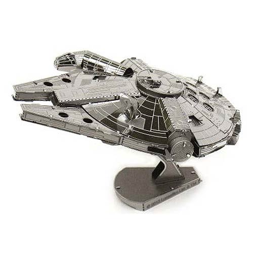 Figura Star Wars Millenium Falcon Armable Metalica 