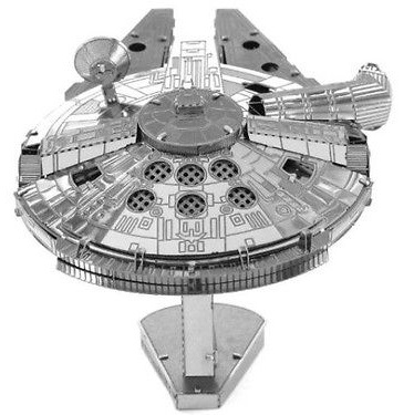 Figura Star Wars Millenium Falcon Armable Metalica 