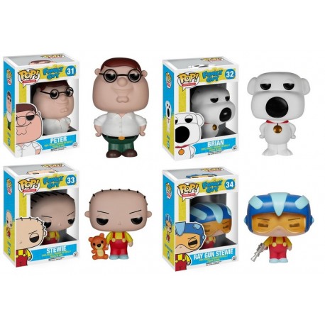 Figuras Family Guy Pop! 4 Personajes (Venta Especial Halloween) 