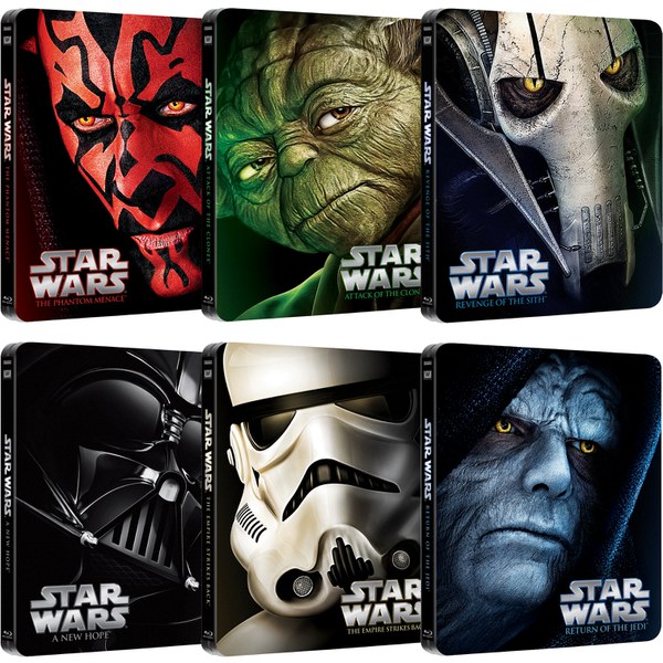 Star Wars Saga Completa Steelbook (1 Caja Por Cada Episodio) 